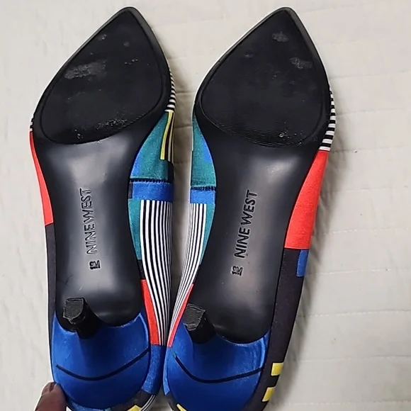 New, Nine West, Colorful Pumps, 9 - Picture 6 of 6